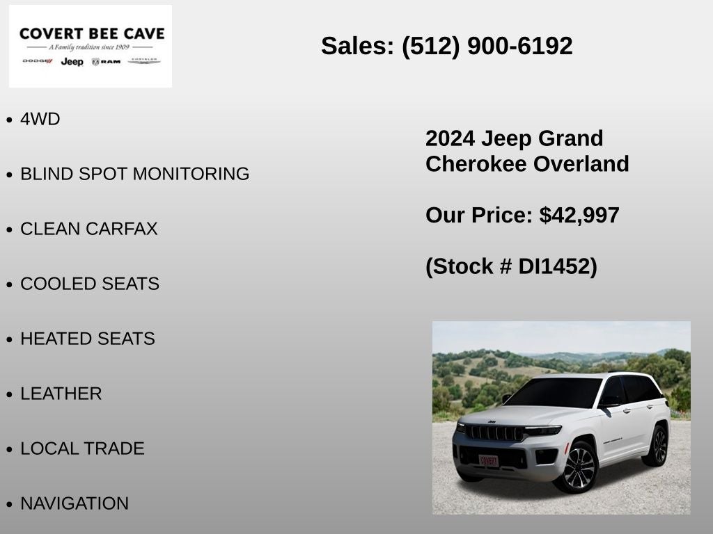 2024 Jeep Grand Cherokee Overland