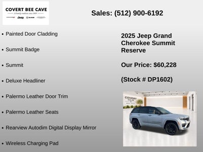 2025 Jeep Grand Cherokee Summit Reserve