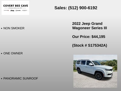 2022 Jeep Grand Wagoneer Series III