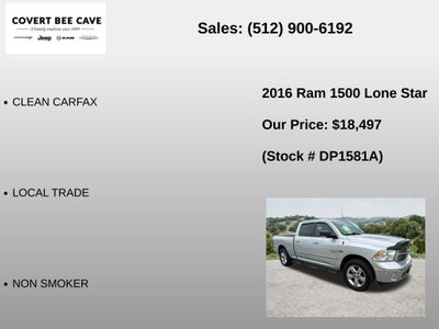 2016 RAM 1500 Lone Star
