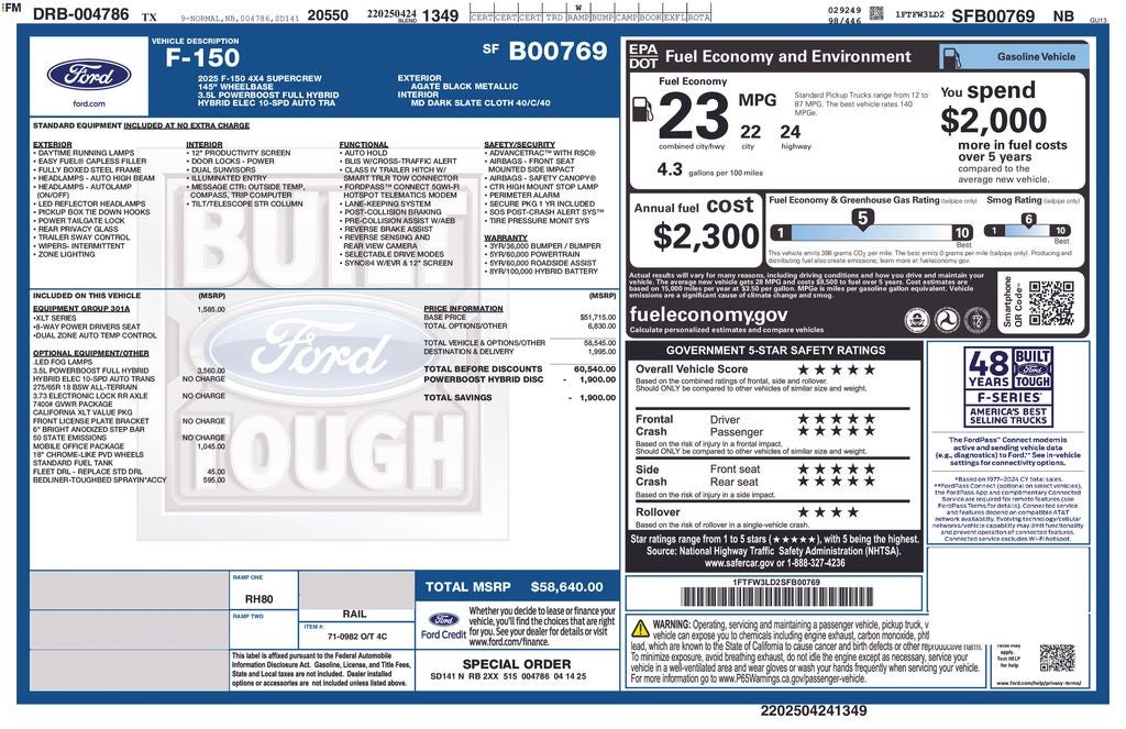 2025 Ford F-150 XLT