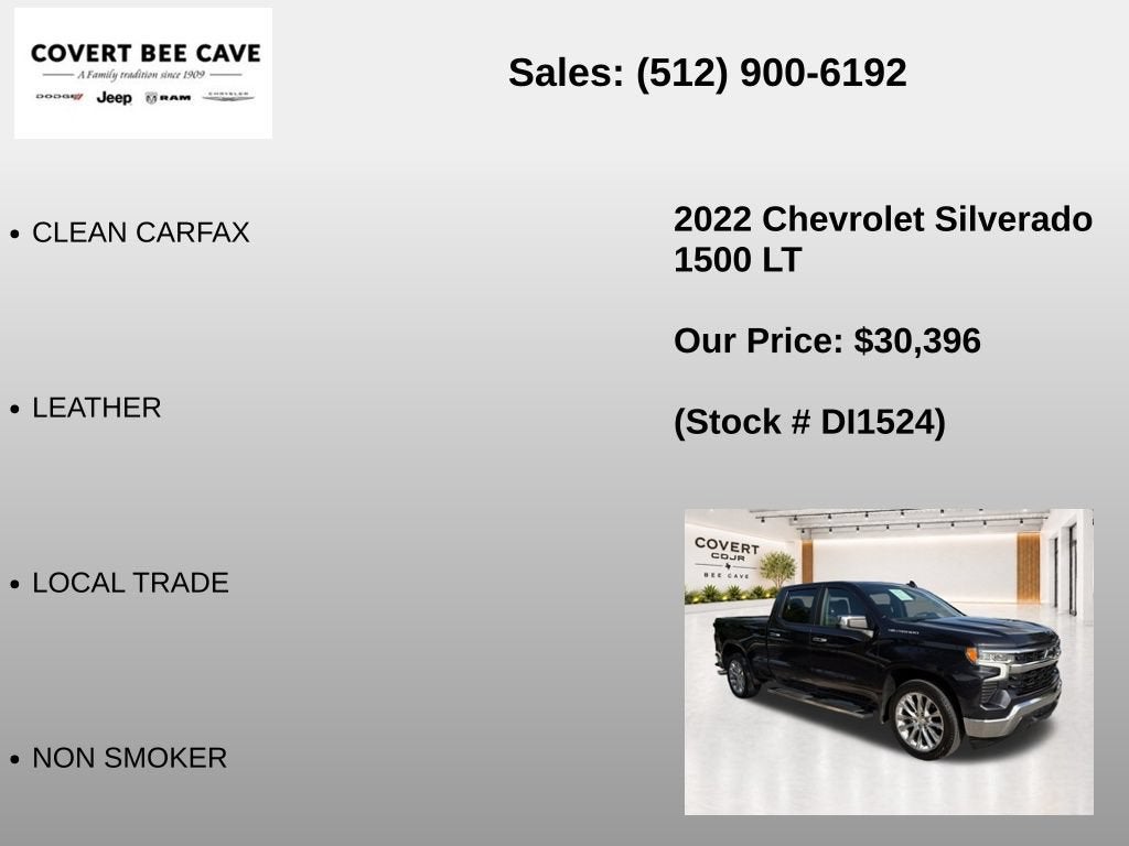 2022 Chevrolet Silverado 1500 LT