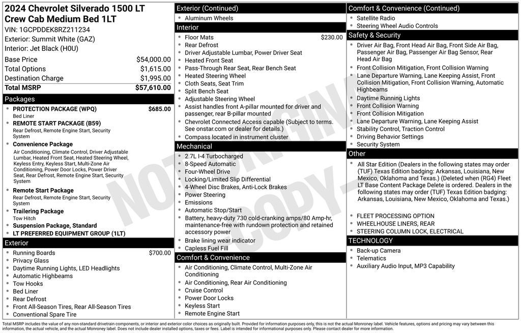 2024 Chevrolet Silverado 1500 LT