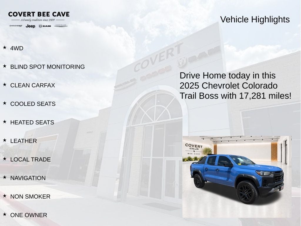 2025 Chevrolet Colorado Trail Boss