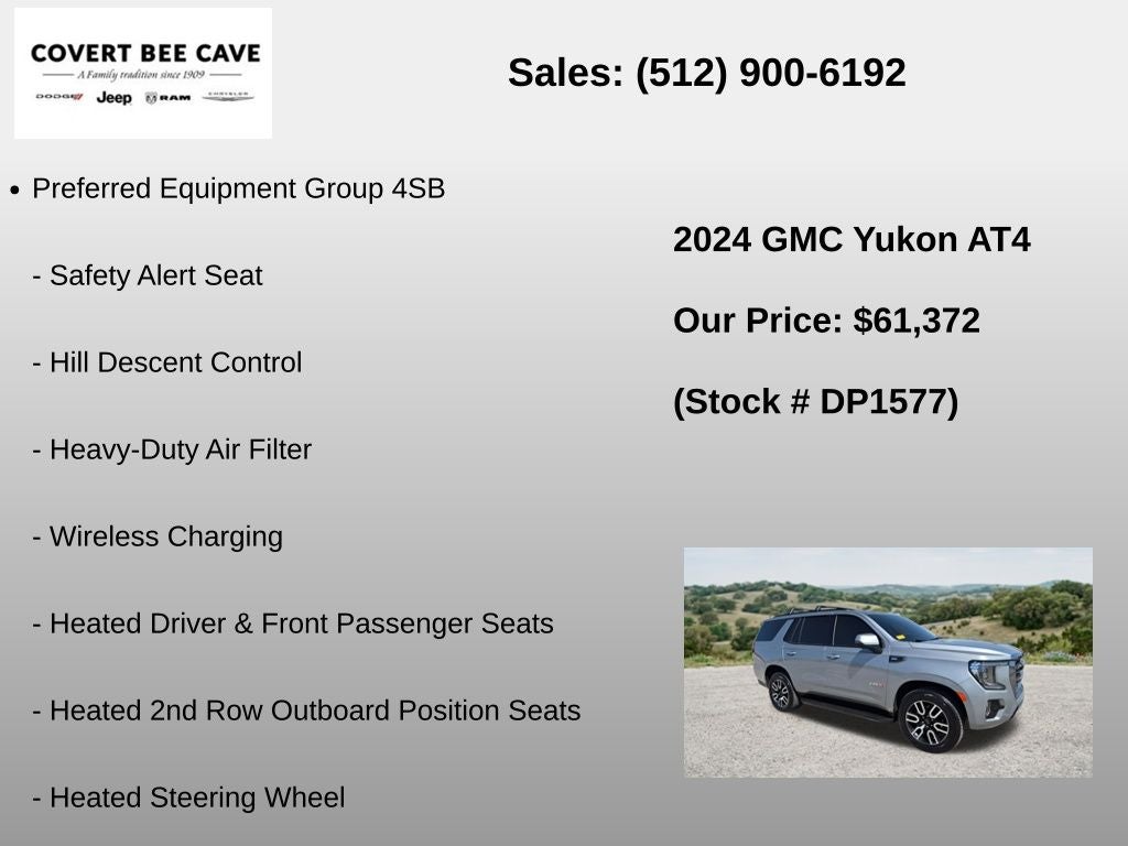 2024 GMC Yukon AT4