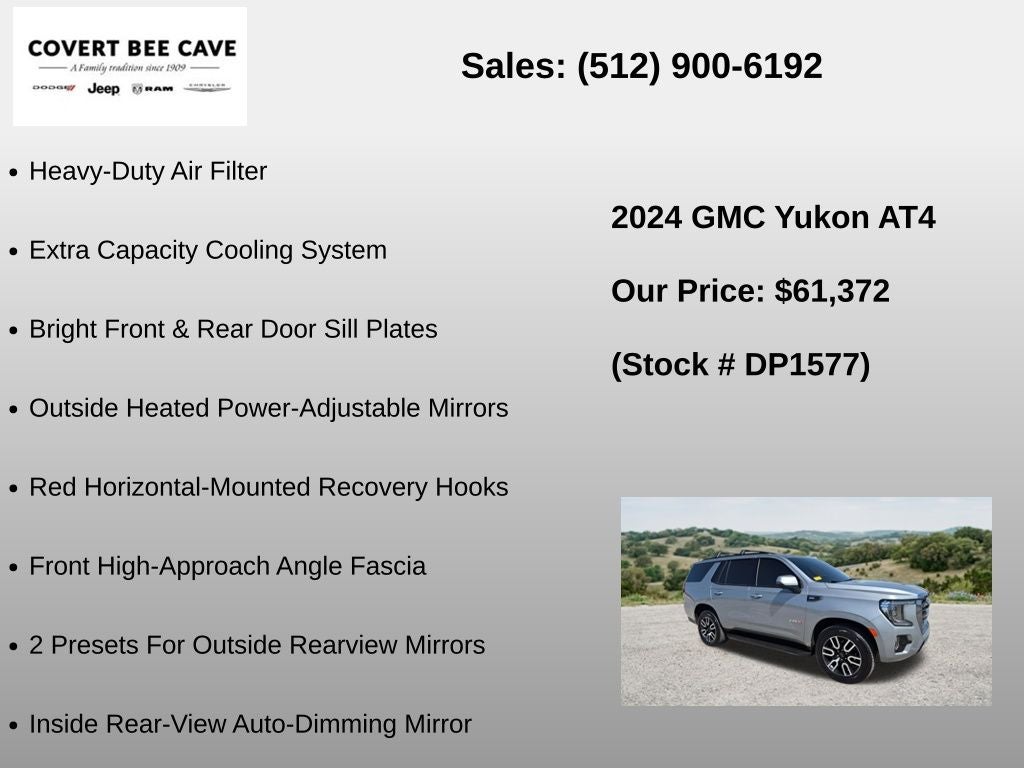 2024 GMC Yukon AT4
