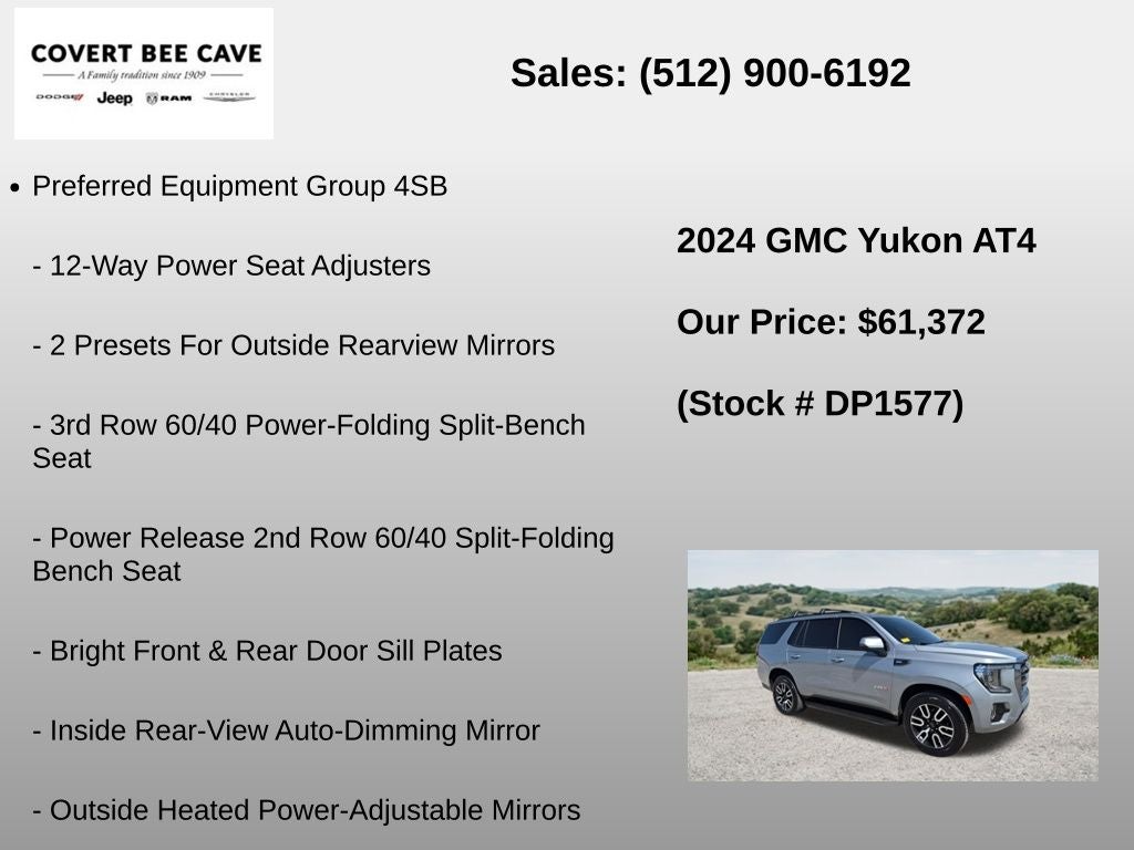 2024 GMC Yukon AT4