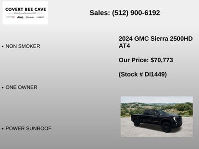 2024 GMC Sierra 2500HD AT4