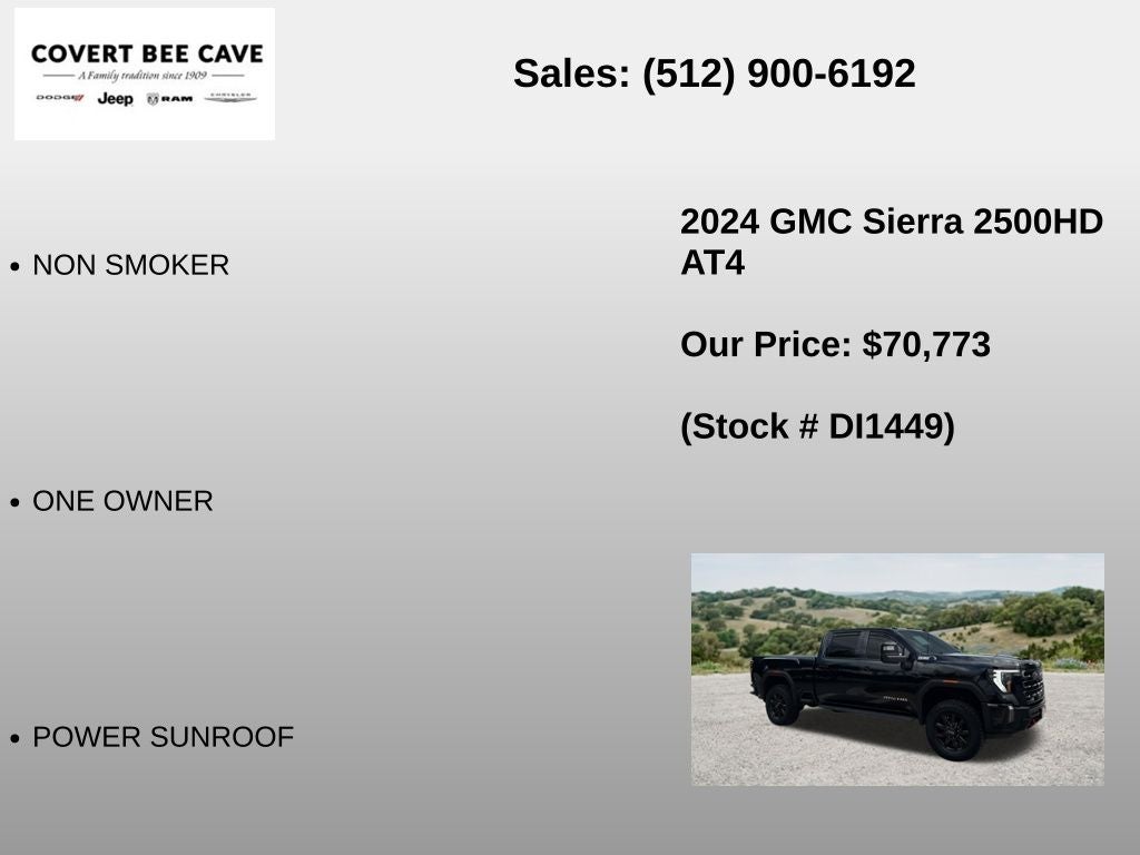 2024 GMC Sierra 2500HD AT4