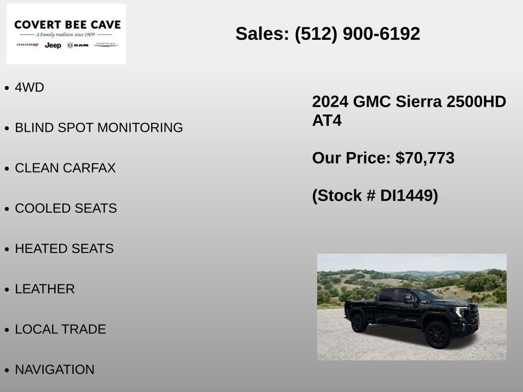 2024 GMC Sierra 2500HD AT4