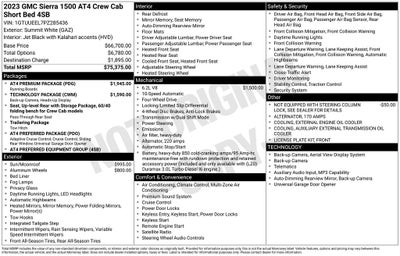 2023 GMC Sierra 1500 AT4
