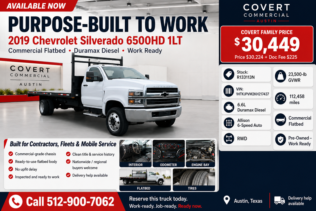 2019 Chevrolet Silverado 6500HD Base