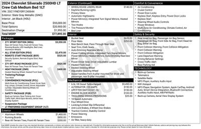 2024 Chevrolet Silverado 2500HD LT