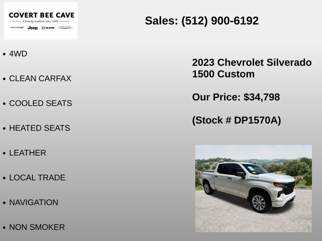 2023 Chevrolet Silverado 1500 Custom