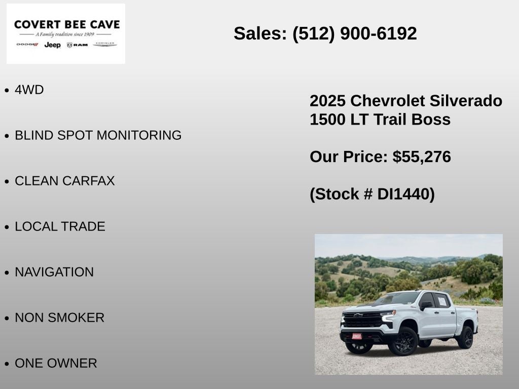 2025 Chevrolet Silverado 1500 LT Trail Boss