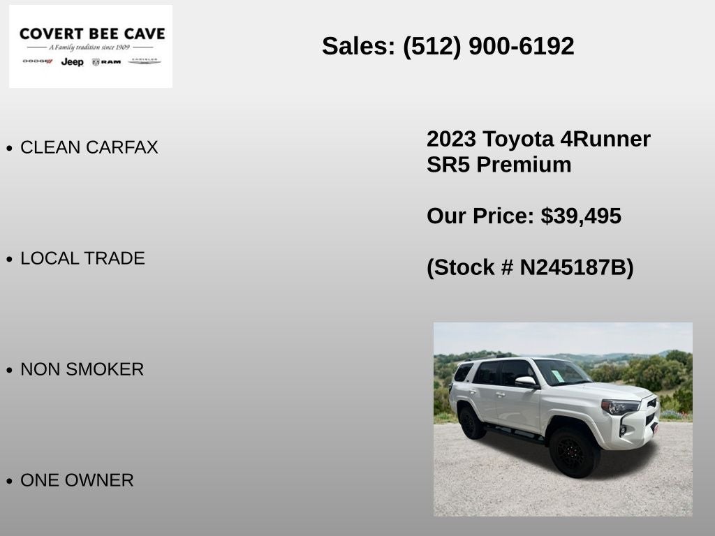 2023 Toyota 4Runner SR5 Premium