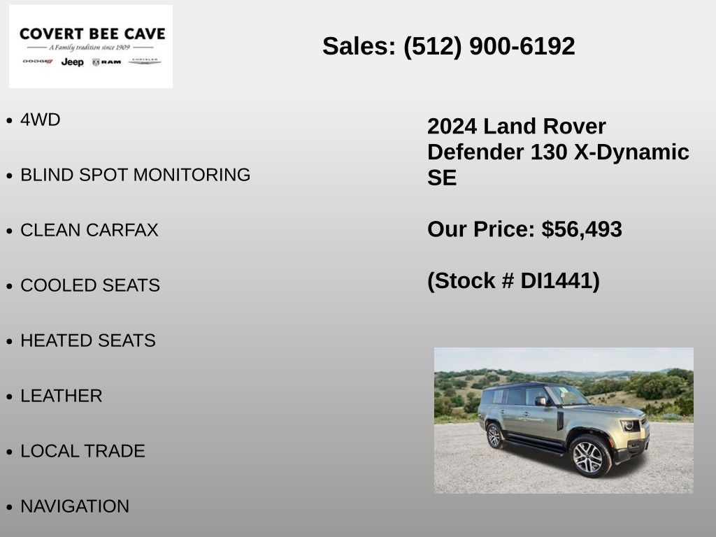 2024 Land Rover Defender 130 X-Dynamic SE