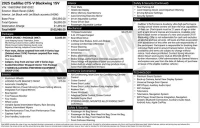 2025 Cadillac CT5 V-Series