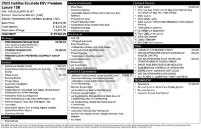 2023 Cadillac Escalade ESV Premium