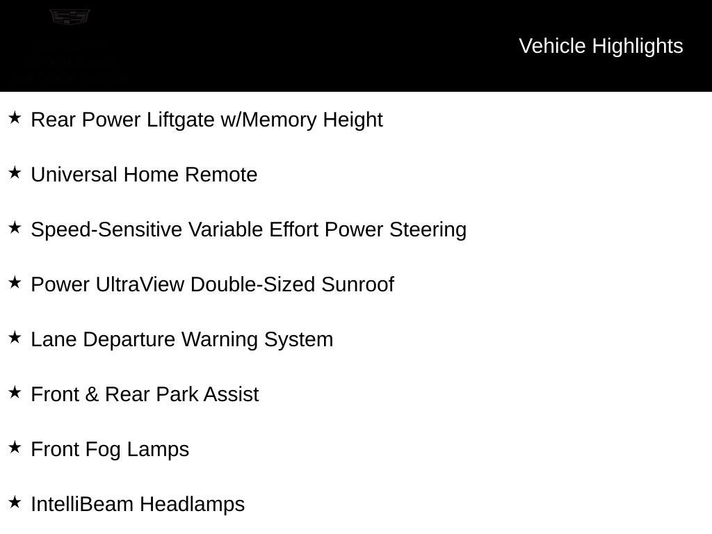 2015 Cadillac SRX Performance