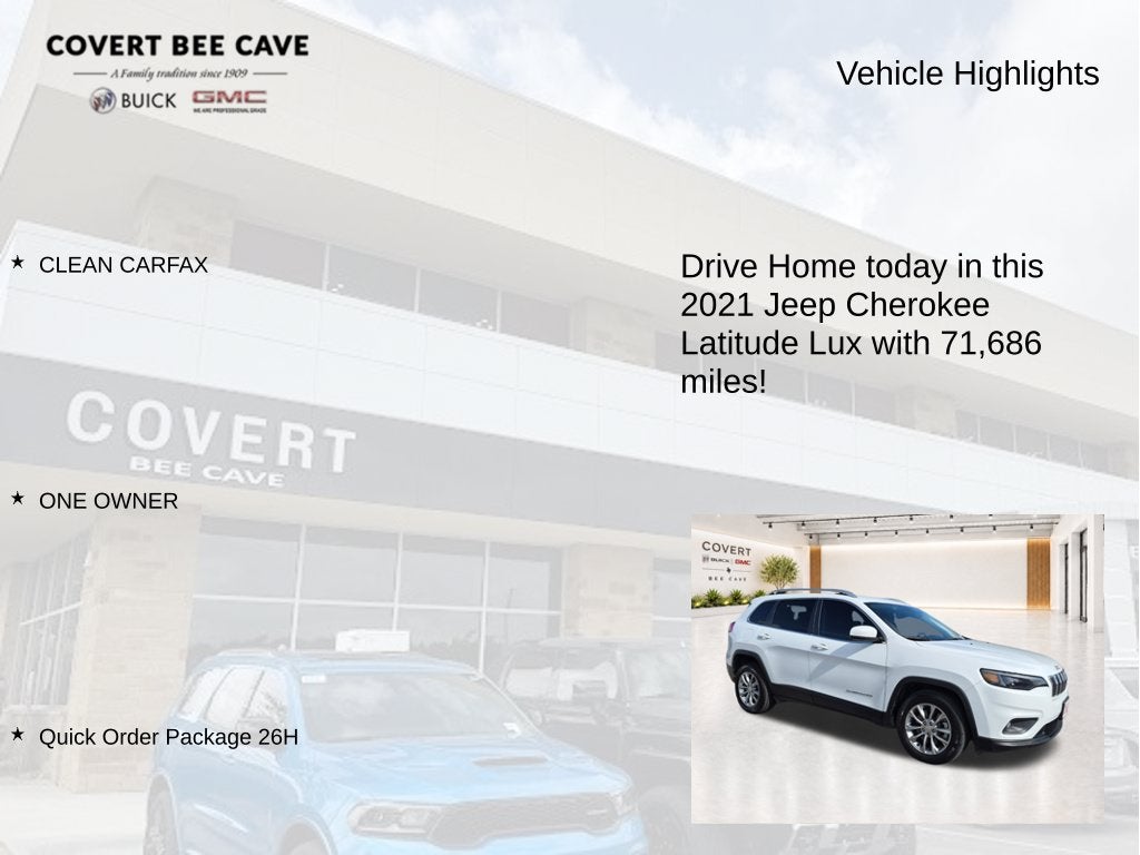 2021 Jeep Cherokee Latitude Lux