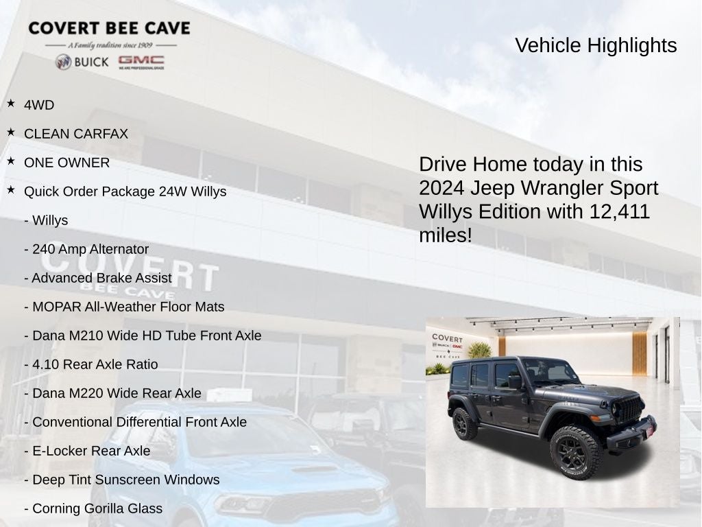 2024 Jeep Wrangler Sport