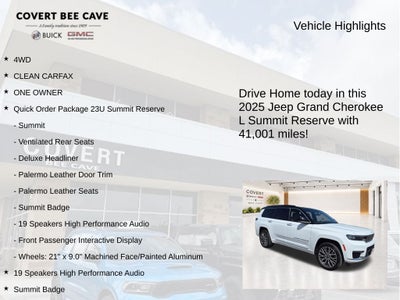 2025 Jeep Grand Cherokee L Summit