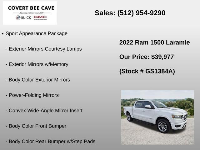 2022 RAM 1500 Laramie 4x4 Crew Cab 5'7" Box