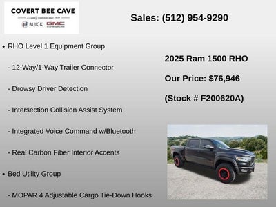 2025 RAM 1500 RHO 4x4 Crew Cab 5'7" Box