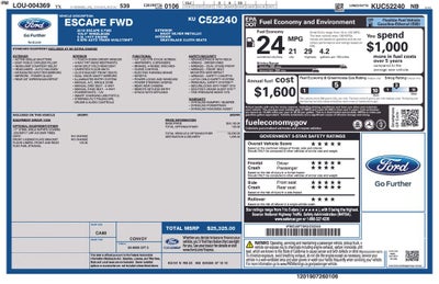 2019 Ford Escape S