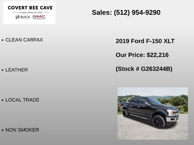 2019 Ford F-150 XLT 2WD SuperCrew 5.5' Box