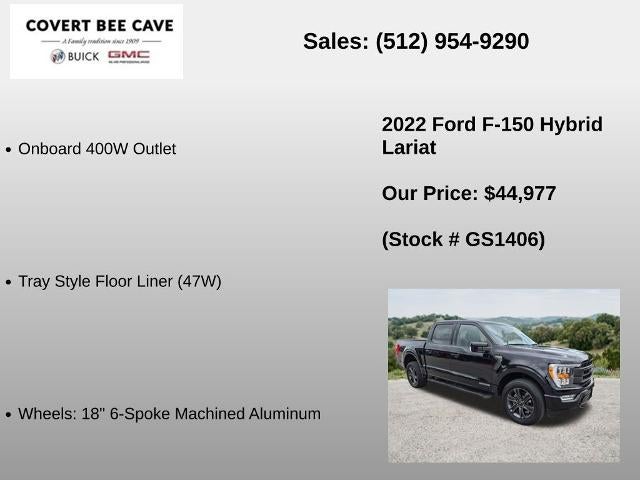 2022 Ford F-150 LARIAT 4WD SuperCrew 5.5' Box