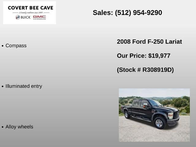 2008 Ford Super Duty F-250 SRW 4WD Crew Cab 6-3/4 Ft Box Lariat