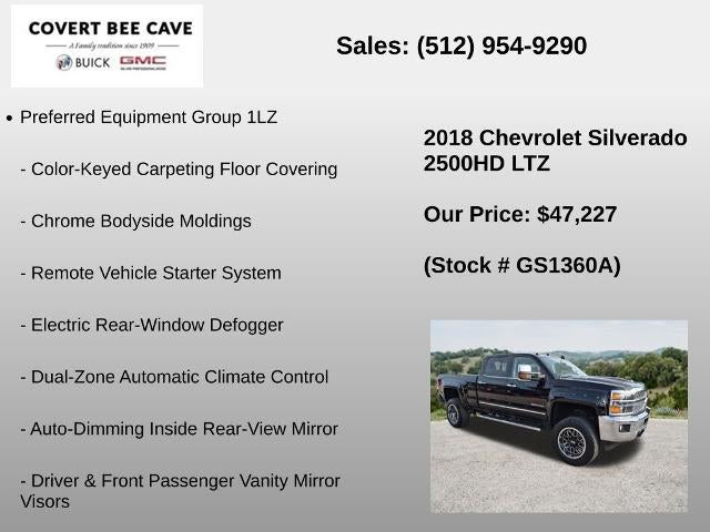 2018 Chevrolet Silverado 2500 HD Crew Cab Standard Box 4-Wheel Drive LTZ