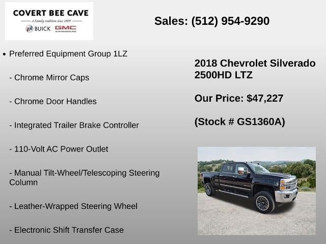 2018 Chevrolet Silverado 2500 HD Crew Cab Standard Box 4-Wheel Drive LTZ