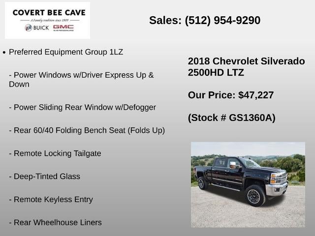 2018 Chevrolet Silverado 2500 HD Crew Cab Standard Box 4-Wheel Drive LTZ
