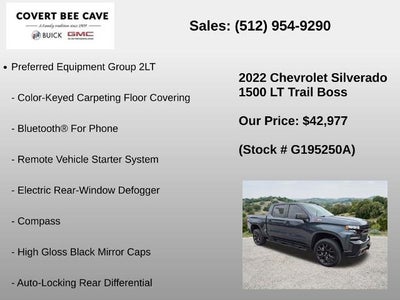 2022 Chevrolet Silverado 1500 LTD Crew Cab Short Box 4-Wheel Drive LT Trail Boss