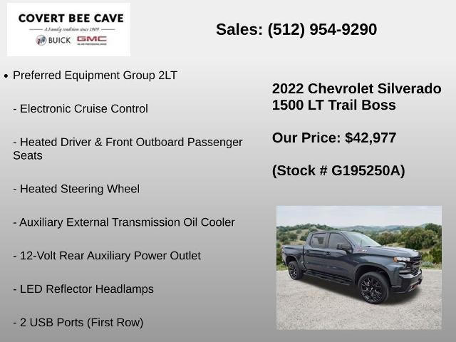 2022 Chevrolet Silverado 1500 LTD Crew Cab Short Box 4-Wheel Drive LT Trail Boss