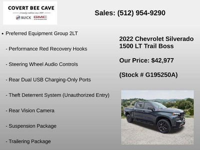 2022 Chevrolet Silverado 1500 LTD Crew Cab Short Box 4-Wheel Drive LT Trail Boss