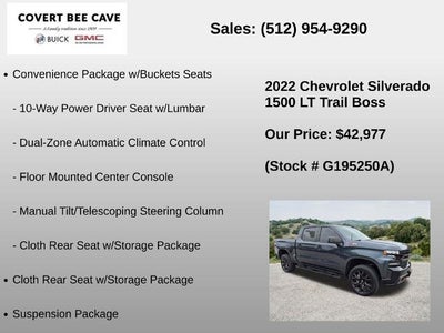 2022 Chevrolet Silverado 1500 LTD Crew Cab Short Box 4-Wheel Drive LT Trail Boss
