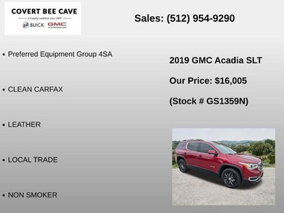 2019 GMC Acadia FWD SLT-1