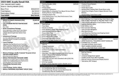 2023 GMC Acadia FWD Denali