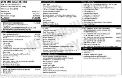 2022 GMC Yukon 4WD 4dr AT4
