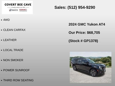 2024 GMC Yukon 4WD 4dr AT4