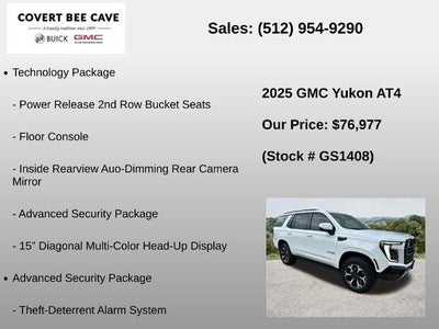 2025 GMC Yukon 4WD 4dr AT4