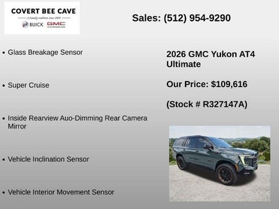 2026 GMC Yukon 4WD 4dr AT4 Ultimate