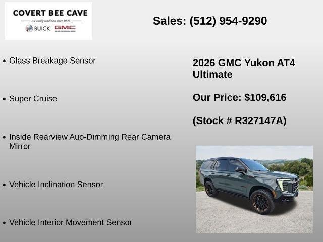 2026 GMC Yukon 4WD 4dr AT4 Ultimate