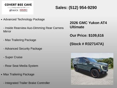 2026 GMC Yukon 4WD 4dr AT4 Ultimate