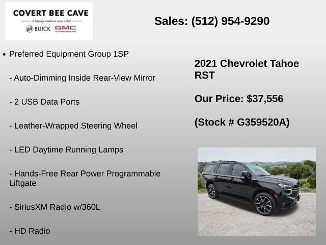 2021 Chevrolet Tahoe 2WD RST
