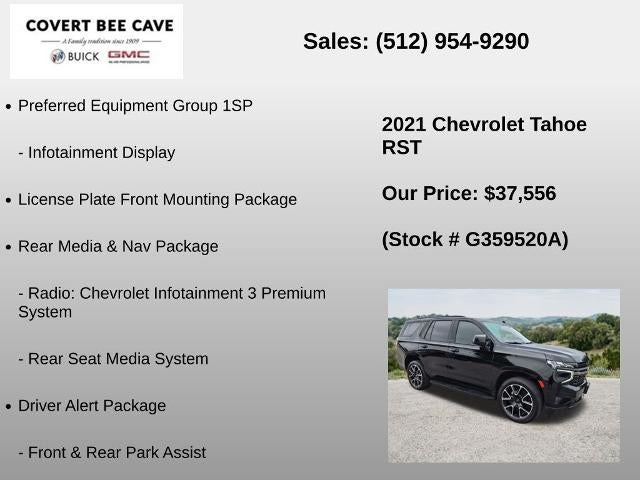 2021 Chevrolet Tahoe 2WD RST